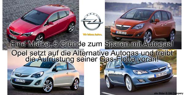 Opel baut seine Autogas-Flotte weiter aus!