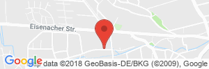 Position der Autogas-Tankstelle: Freie tankstelle D+B in 99867, Gotha