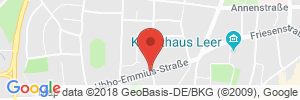 Position der Autogas-Tankstelle: Autovermietung und Herz-Autovermietung Manfred Seichter in 26789, Leer
