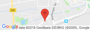Position der Autogas-Tankstelle: Autohaus Trotz GmbH (Honda) in 33034, Brakel