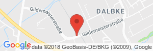 Position der Autogas-Tankstelle: Diekmann & Kiefert in 33689, Bielefeld