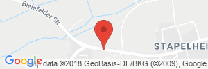 Position der Autogas-Tankstelle: Behrenswerth Mineralöle in 49176, Hilter