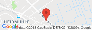 Position der Autogas-Tankstelle: Tankstelle Mettjes in 26419, Schortens