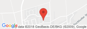 Position der Autogas-Tankstelle: Eirero Landhandel Einhaus-Remmers-Rosemeyer in 49699, Lindern