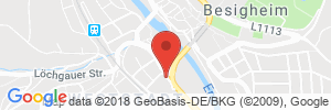 Position der Autogas-Tankstelle: AVIA Tessol in 74354, Besigheim