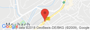 Position der Autogas-Tankstelle: Shell Station HERM in 74821, Mosbach