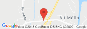 Position der Autogas-Tankstelle: Raiffeisen Mölln in 23881, Breitenfelde