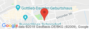 Position der Autogas-Tankstelle: Autogas Karl Seybold GmbH in 73614, Schorndorf