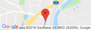 Position der Autogas-Tankstelle: Avia - Tankstelle Ralf Bienert in 23611, Bad Schwartau