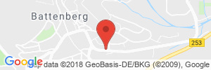Position der Autogas-Tankstelle: Autohaus Bienhaus GmbH in 35088, Battenberg