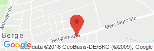Position der Autogas-Tankstelle: Autohaus Mehmann in 49626, Berge