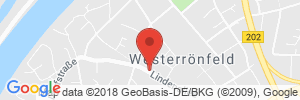 Position der Autogas-Tankstelle: Shell-Tankstelle in 24784, Westerrönfeld