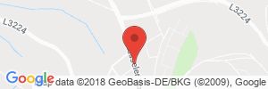 Position der Autogas-Tankstelle: Raiffeisen-Warenzentrale Kurhessen-Thüringen GmbH in 34576, Homberg