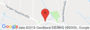 Position der Autogas-Tankstelle: KFZ Meisterbetrieb A. Stange in 26689, Apen Nordloh