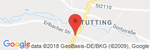 Position der Autogas-Tankstelle: Shell Tankstelle Maier in 94148, Kirchham / Tutting