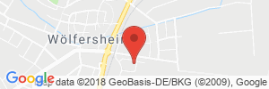 Position der Autogas-Tankstelle: Gase-Center Welkenbach in 61200, Wölfersheim