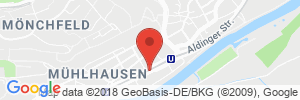 Position der Autogas-Tankstelle: Avanti Tankstelle in 70378, Stuttgart-Mühlhausen