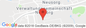 Position der Autogas-Tankstelle: Tankstelle Karl Daubner in 95700, Neusorg