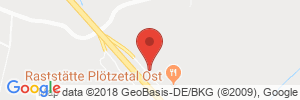 Position der Autogas-Tankstelle: BAB-Tankstelle Plötzetal Ost (Esso) in 06420, Könnern