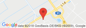 Position der Autogas-Tankstelle: Raiffeisen-Tankstelle in 26802, Moormerland, OT Neermoor