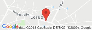 Position der Autogas-Tankstelle: Freie Tankstelle Wilhelm Krull in 26901, Lorup