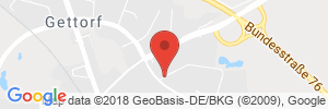 Position der Autogas-Tankstelle: Autohaus Ohms GmbH & Co. KG in 24214, Gettorf