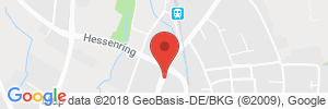 Position der Autogas-Tankstelle: AVIA-Tankstelle in 32805, Horn - Bad Meinberg