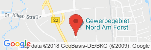 Position der Autogas-Tankstelle: Bergler Mineralöl GmbH in 92637, Weiden