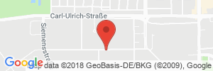 Position der Autogas-Tankstelle: Auto-Service-Zentrum Brüheim + Buti in 63263, Neu-Isenburg