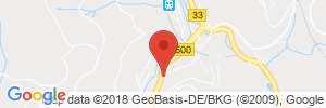 Position der Autogas-Tankstelle: Autohaus Kübler in 78098, Triberg
