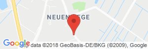 Position der Autogas-Tankstelle: Esso-Station Dieker in 26316, Varel-Neuenwege