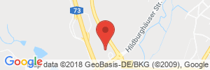Position der Autogas-Tankstelle: MINERA Kraftstoffe Mineralölwerk in 98673, Eisfeld
