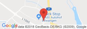 Position der Autogas-Tankstelle: Maxi Autohof Ellwangen (Esso) in 73479, Ellwangen