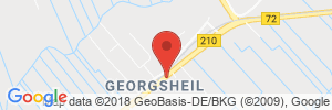 Position der Autogas-Tankstelle: STAR-Tankstelle Hans-Hermann Ihnen in 26624, Südbrookmerland - Georgsheil