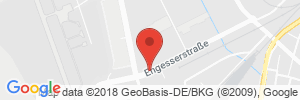 Position der Autogas-Tankstelle: EXTROL Autohof Neue Messe in 79108, Freiburg, Industriegebiet Nord