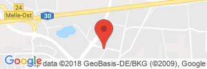 Position der Autogas-Tankstelle: METANK GmbH in 49324, Melle