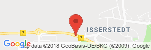 Position der Autogas-Tankstelle: KFZ HANDEL & SERVICE in 07751, Jena-Issersted