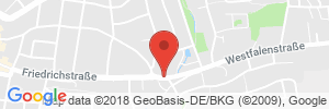Position der Autogas-Tankstelle: Autohaus Barfs in 58636, Iserlohn