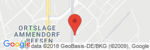 Position der Autogas-Tankstelle: Rheingas Halle - Saalegas GmbH in 06132, Halle/Saale
