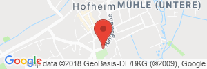 Position der Autogas-Tankstelle: Autohaus Steigmeier in 97461, Hofheim