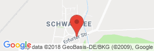 Position der Autogas-Tankstelle: Globus-Tankstelle in 99195, Erfurt-Mittelhausen