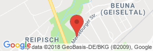 Position der Autogas-Tankstelle: OIL! Tankstelle in 06217, Beuna