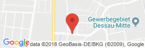 Position der Autogas-Tankstelle: Autohaus Weber GmbH in 06847, Dessau
