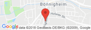 Position der Autogas-Tankstelle: Shell-Tankstelle in 74357, Bönnigheim