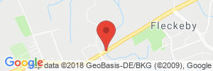 Position der Autogas-Tankstelle: BFT-Tankstelle in 24357, Fleckeby