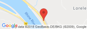 Position der Autogas-Tankstelle: Klaus Ledwinka Automobile in 56346, St. Goarshausen