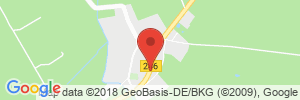 Position der Autogas-Tankstelle: Aral Station Felta GmbH & Co. KG in 14806, Belzig