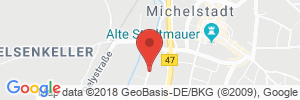 Position der Autogas-Tankstelle: Knapp S.T.S. in 64720, Michelstadt