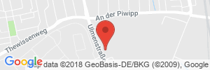 Position der Autogas-Tankstelle: Opel Slagman in 40468, Düsseldorf-Derendorf