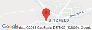 Position der Autogas-Tankstelle: Shell-Station Hermann Ehmann in 74626, Bretzfeld-Bitzfeld